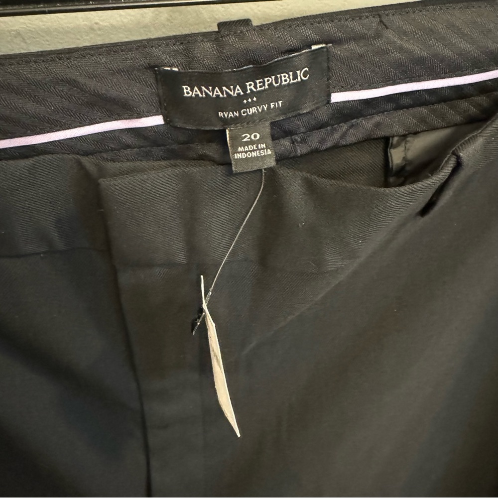 Banana Republic Factory Curvy Ryan Straight Pant 20 NWT - Picture 6 of 8